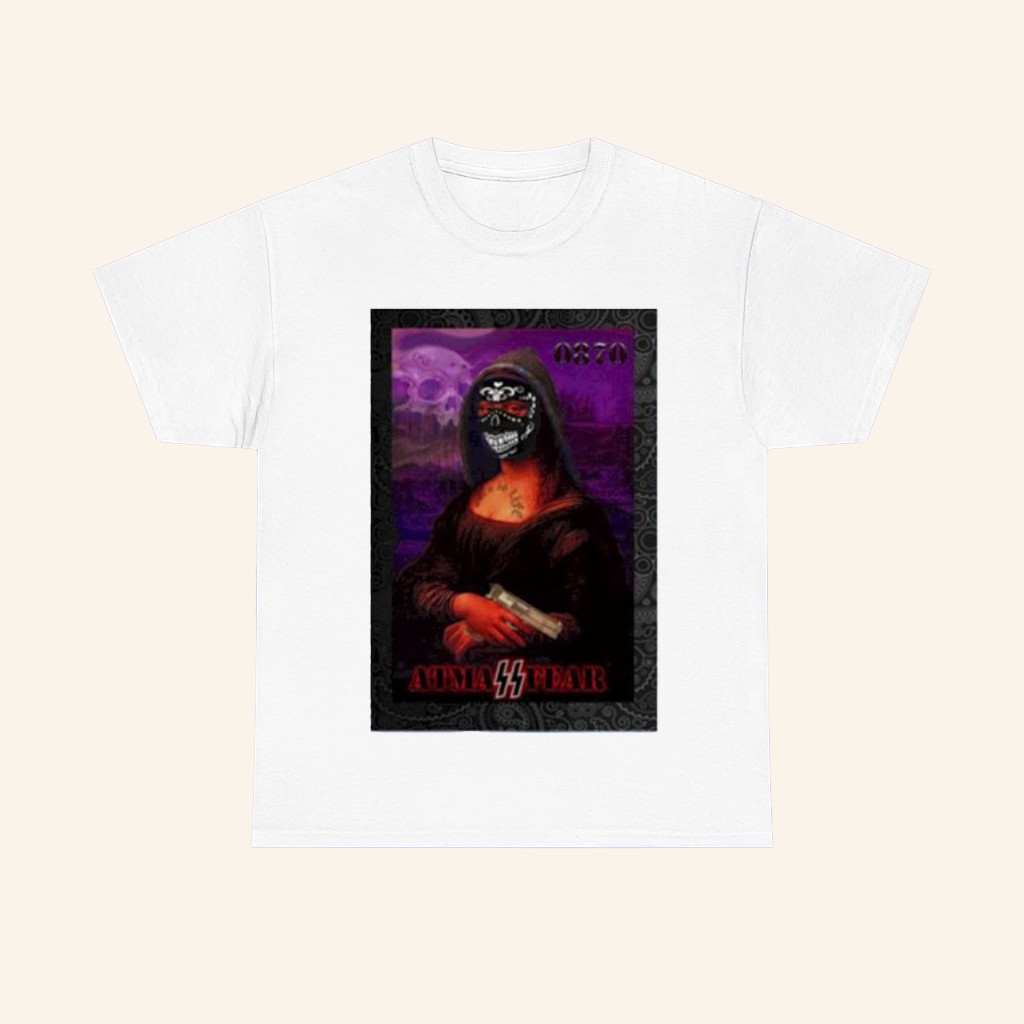 0870 Atma Hear T-Shirt Mona Lisa Inspired Shirt Gifts For Boyfriend