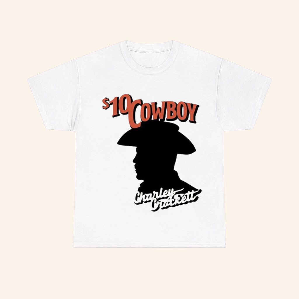 10 Cowboy Charley Crockett Silhouette T-Shirt Charley Crockett Merch Presents For Music Fans 10 Cowboy Charley Crockett Silhouette T-Shirt Charley Crockett Merch Presents For Music Fans