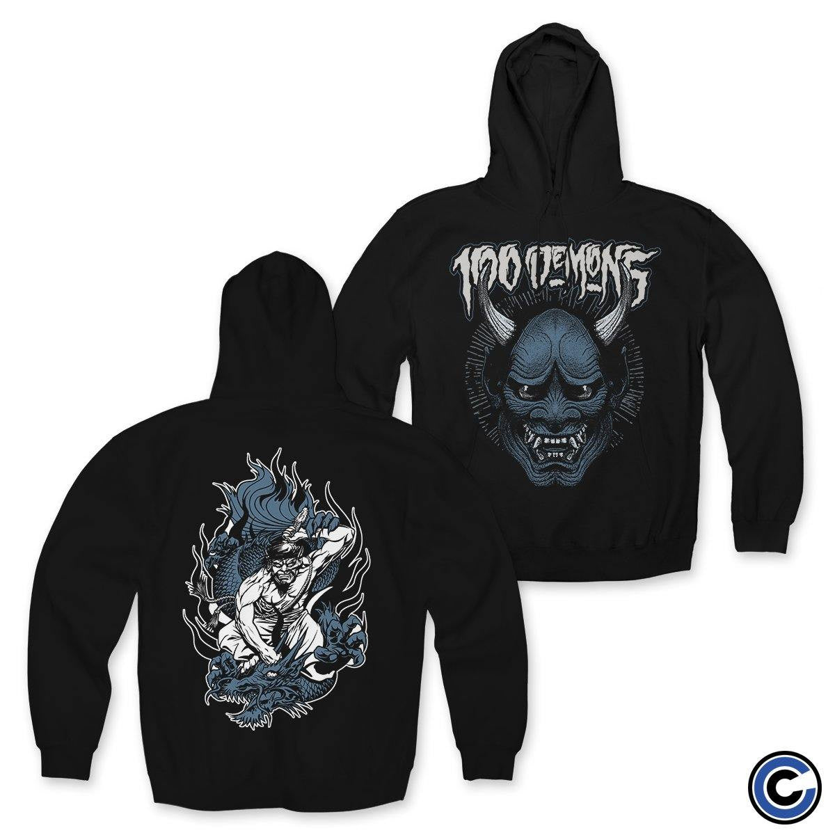 100 Demons Merch Hannya Mask Hoodie 100 Demons Hoodie