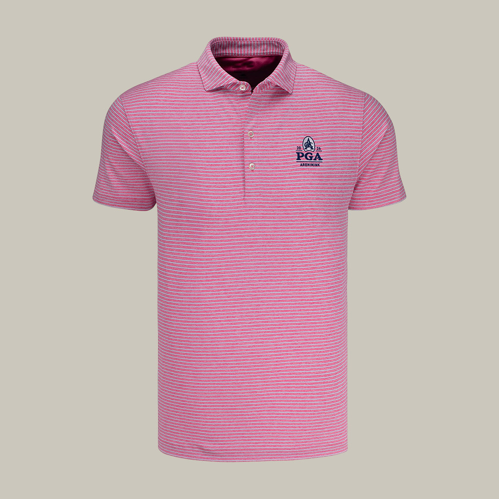108th PGA Championship 2026 Stripes Golf Polo Shirt Aronimink 2026 Tournament Clothes Father's Day Gift