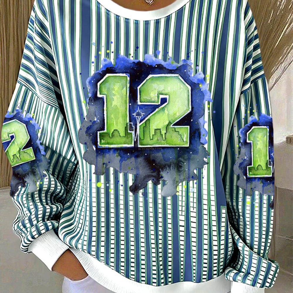 12 Strong Football Sweatshirt Seattle Seahawks Merch Gift For The 12s Lovers