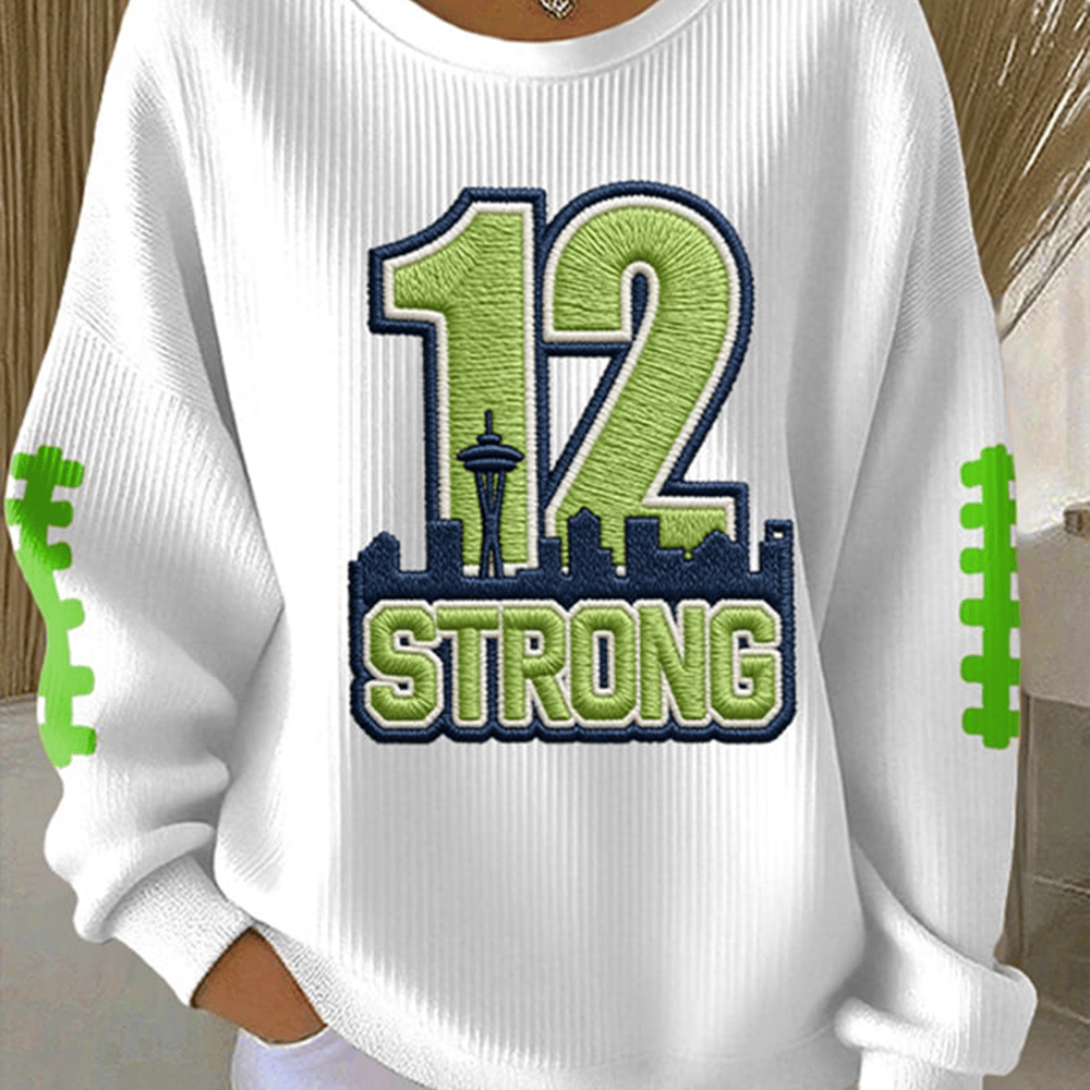 12 Strong Game Day Sweatshirt Football Merch Seattle Seahawks Lover Gifts
