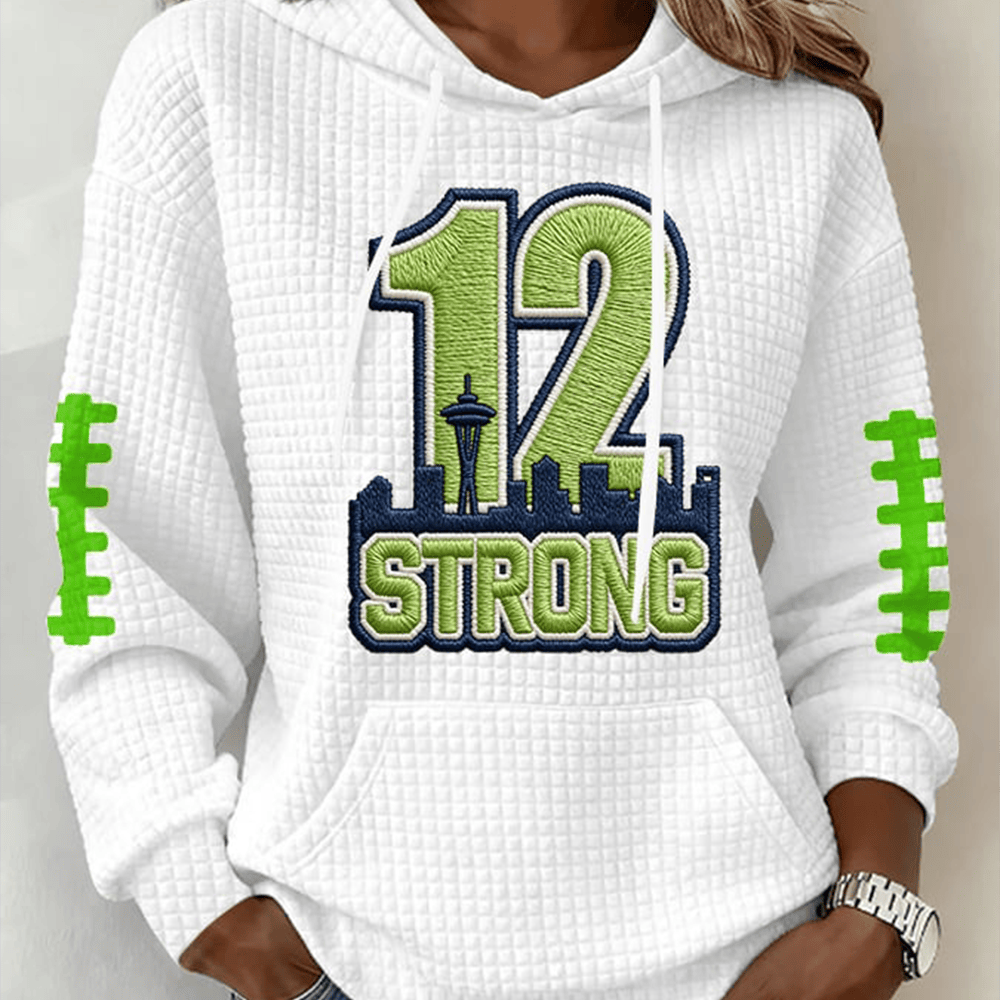 12 Strong Seattle Seahawks Hoodie 12s Fan Gear Seattle Seahawks Merch