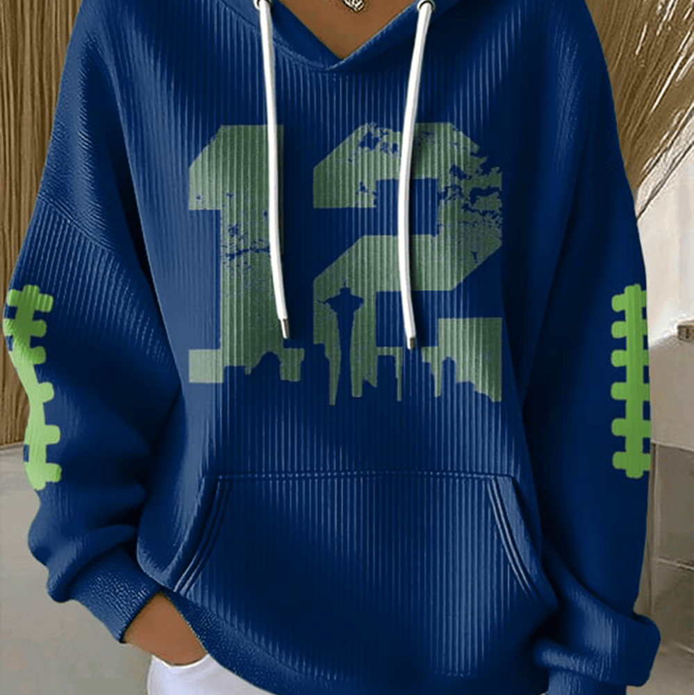 12 Strong Seattle Seahawks Hoodie Football Hooded Sweatshirt The 12s Fan Gear