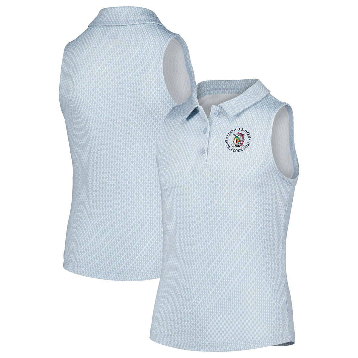 126th US Open Championship Sleeveless Polo Shirt Unique Golf Attire Mother's Day Gift Idea