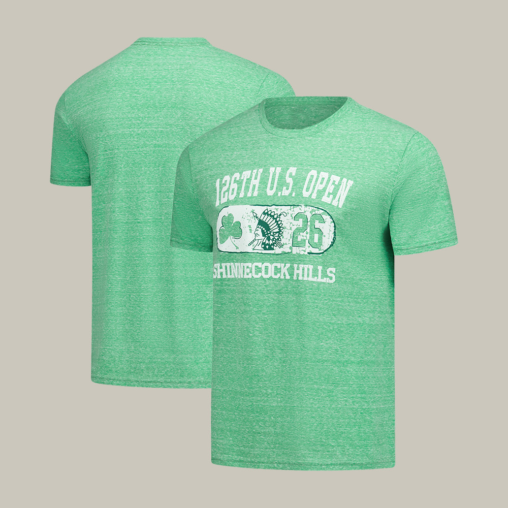 126th US Open Shinnecock Hills Shamrock T-Shirt Golf Dad Shirt Present Idea For Husband