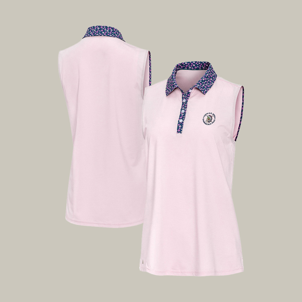 126th US Open Shinnecock Hills Sleeveless Polo Shirt Golf Attire Mother's Day Gift For Golfers