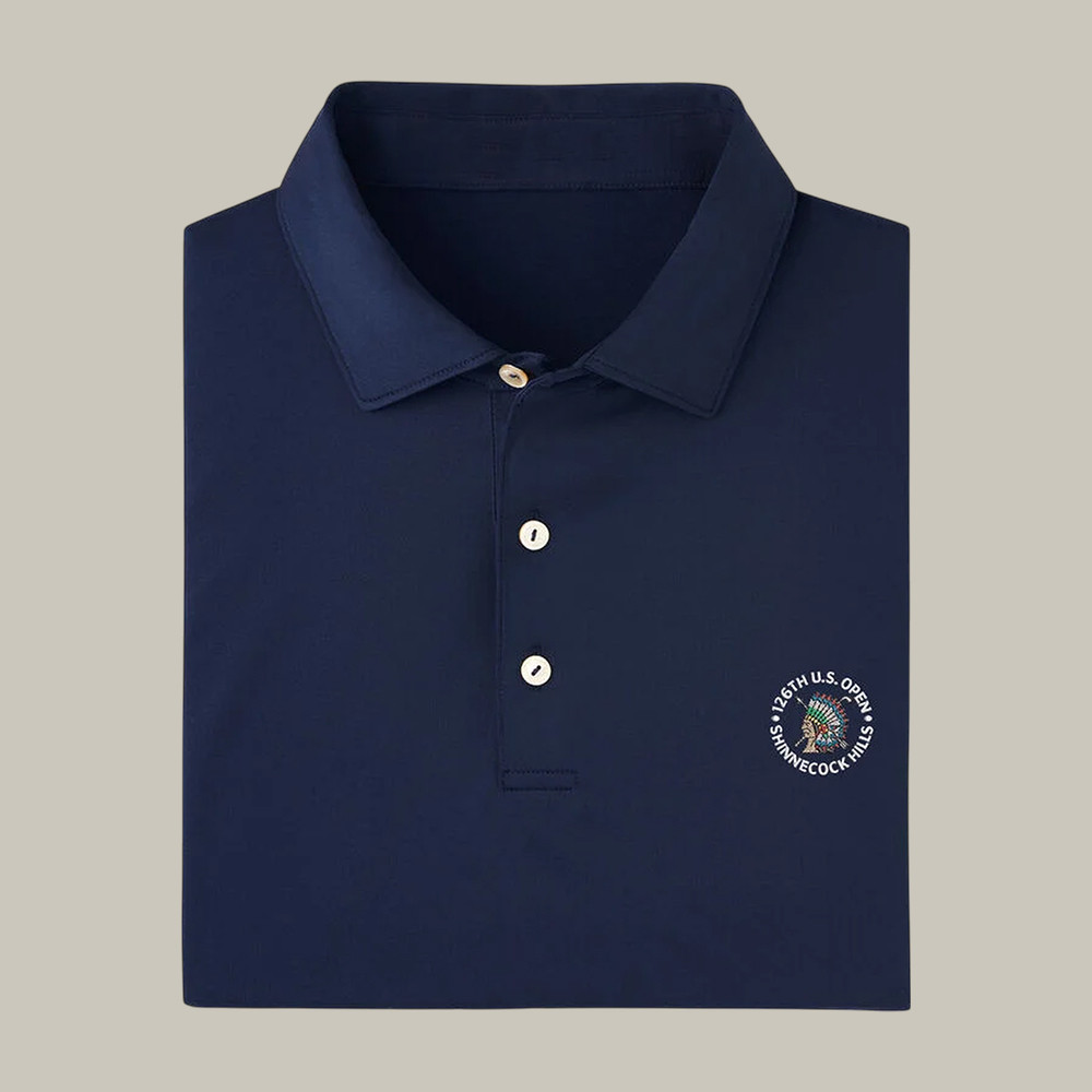 126th US Open Solid Performance Golf Polo Shirt Shinnecock Hills Golf Shirt Mother's Day Gift