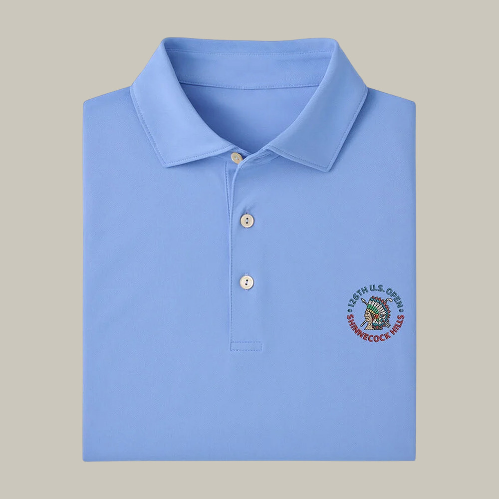 126th US Open Solid Performance Golf Polo Shirt Shinnecock Hills Shirt Golf Lover Present Idea