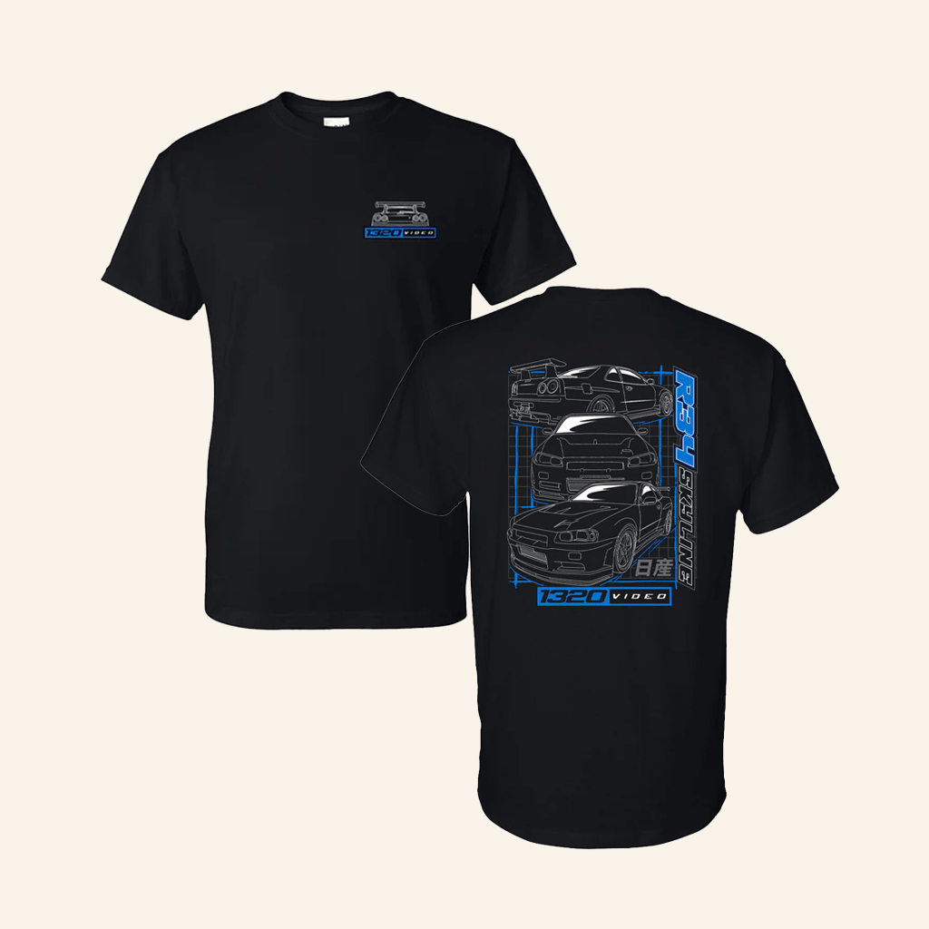 1320Video Merch 1320Video R34 Blueprint T-Shirt Gift Ideas For Husband 1320Video Merch 1320Video R34 Blueprint T-Shirt Gift Ideas For Husband