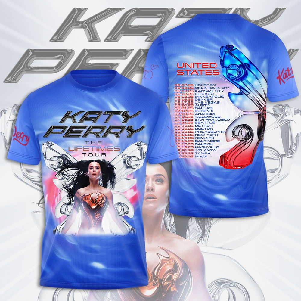 143 Album By Katy Perry World Tour 2025 T- Shirt Best Gift For Him Her