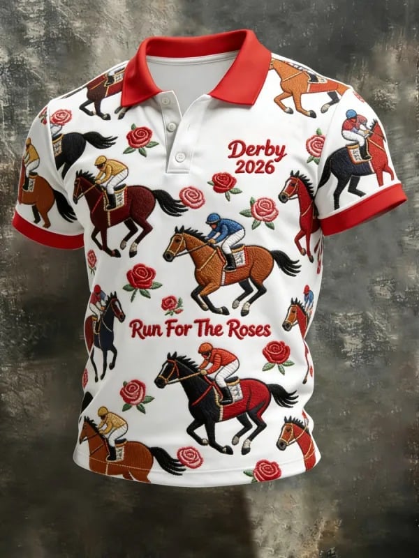 152nd Kentucky Derby Polo Shirt Run For The Roses Shirt Unique Gift For Brother