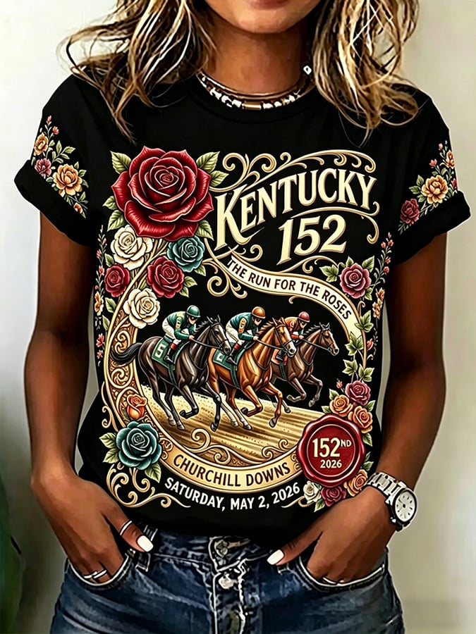 152Nd Kentucky Horse Race T-Shirt Kentucky Derby 2026 Clothes Best Present For Her