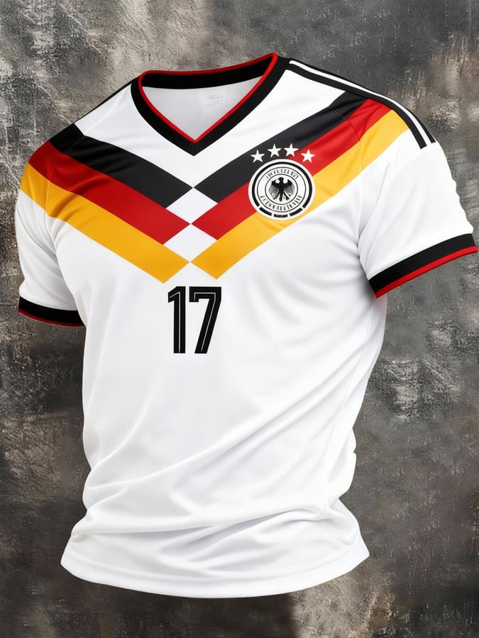 17 German World Cup 2026 V-Neck Shirt Germany National Football Team Shirt Gift For Dad