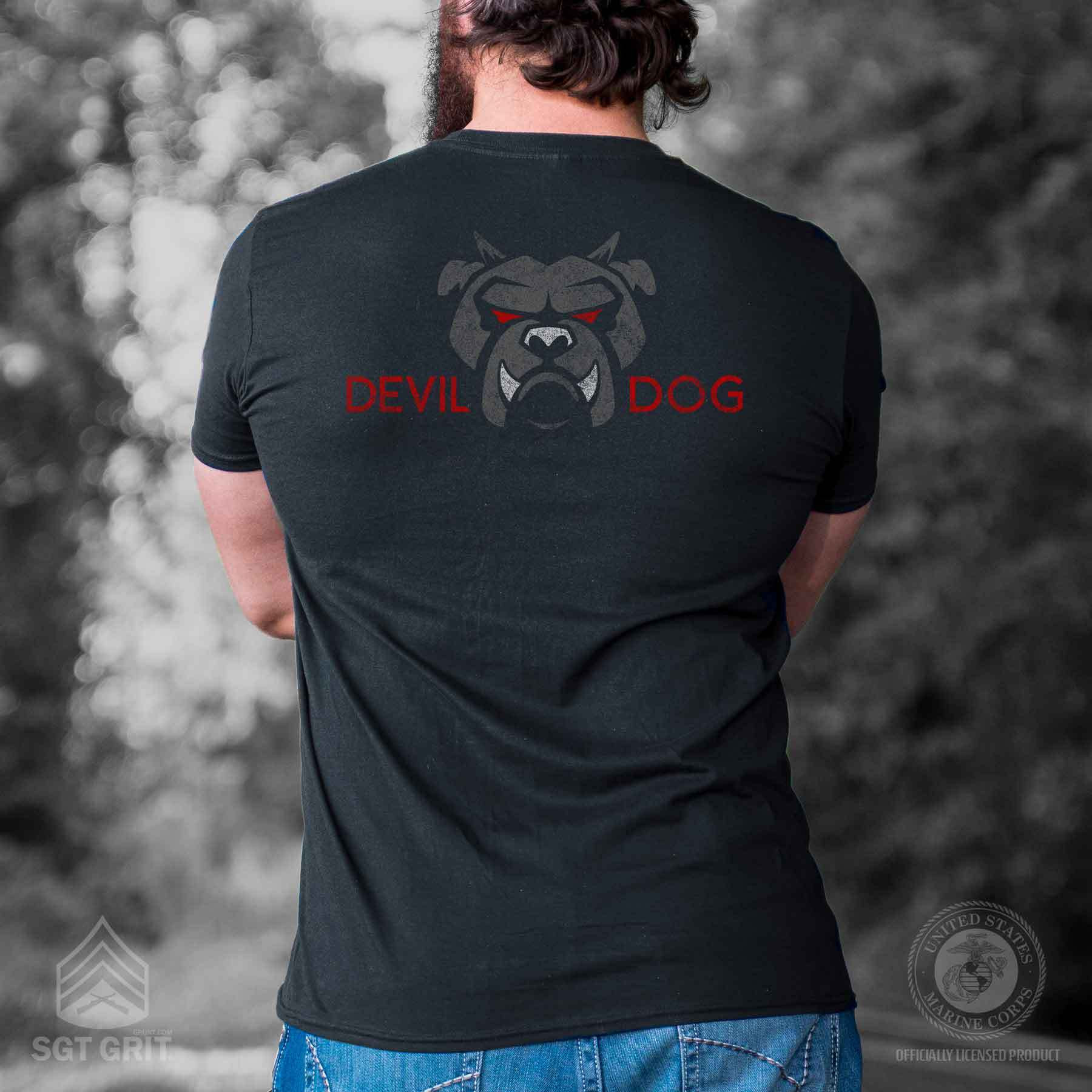1775 Devil Dogs Black Shirt US Marine Corps T-Shirt Gifts For Patriots