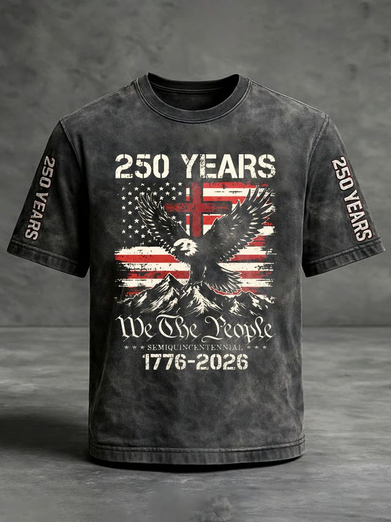 1776 2026 250 Years We The People Semiquincentennial T-Shirt American Pride Best Gift For USA Fans
