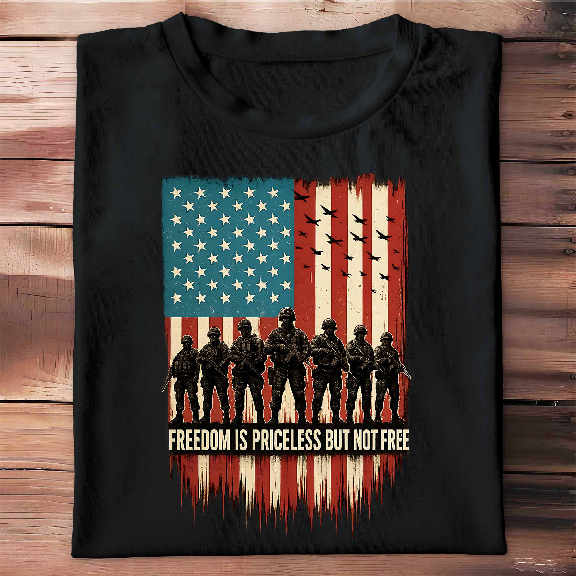 1776 2026 250th Anniversary Freedom Flag T-Shirt Gift For Patriotic Family