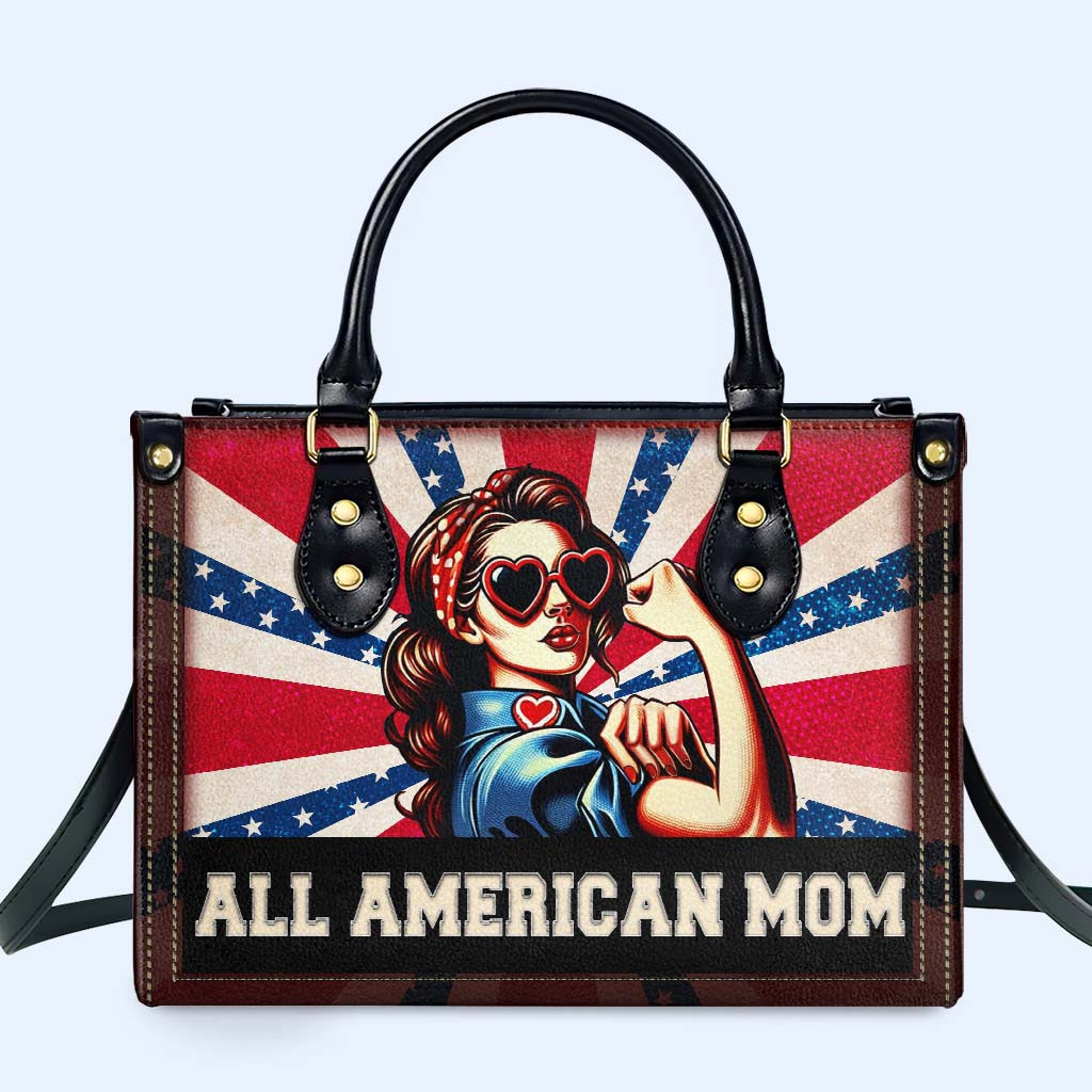 1776 2026 250th Anniversary Mom Leather Handbag Gift For Mother's Day