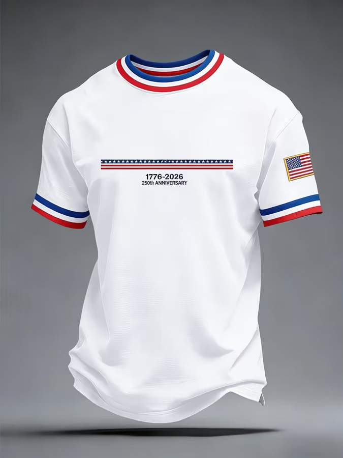 1776 2026 250th Anniversary T-Shirt Classic Patriotic Apparel Independence Day Gift For The Family