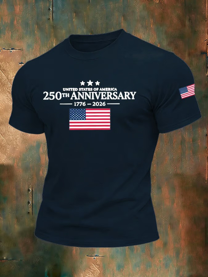 1776 2026 250th Anniversary United States T-Shirt USA Flag Patriotic Commemorative Gift Ideas