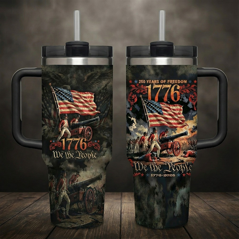1776 2026 250th Anniversary We The People Tumbler Mug 250 Years Of Freedom Patriotic Gift Idea