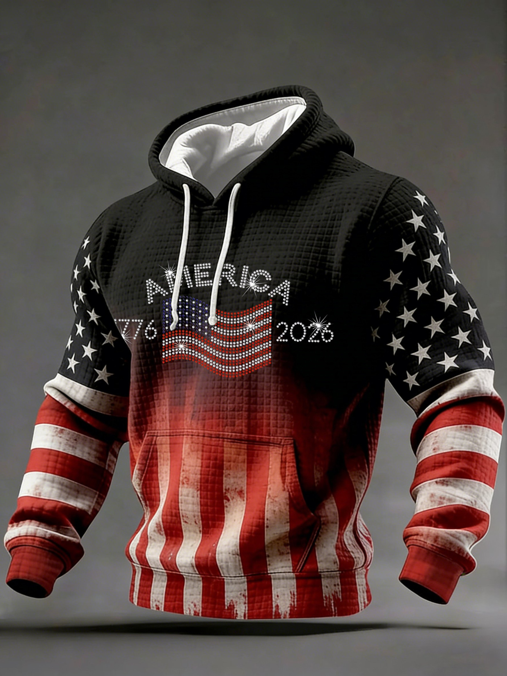1776 2026 America 250th Anniversary Hoodie USA Flag Patriotic Clothing Gifts For Brothers