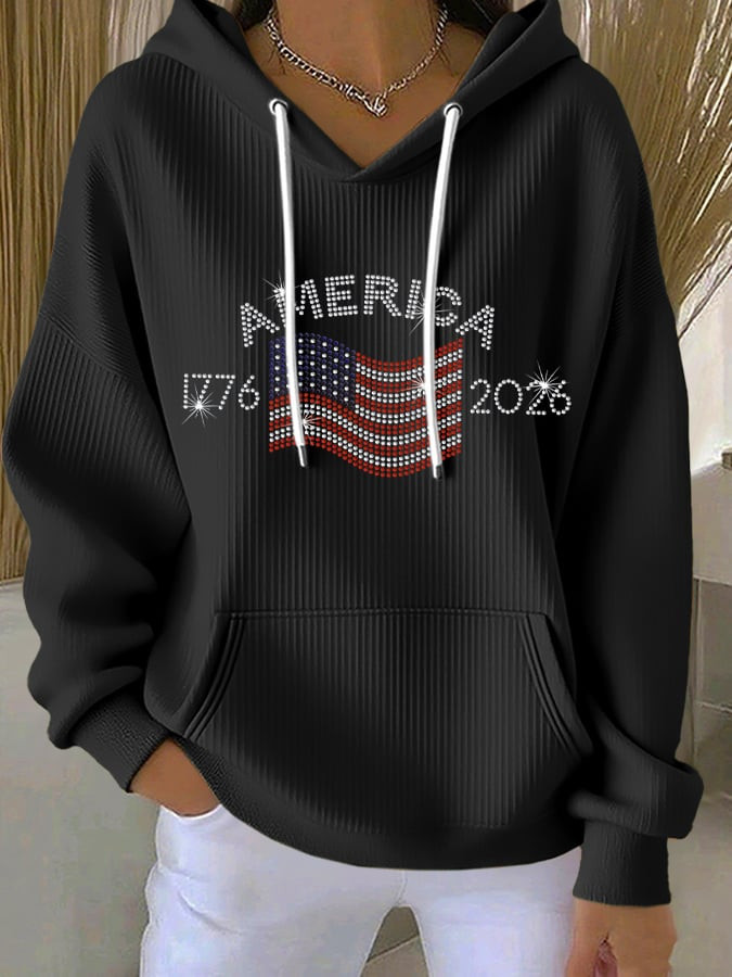 1776 2026 America 250Th Anniversary Hoodie Women's Patriotic Apparel Mother Gifts 1776 2026 America 250Th Anniversary Hoodie Women's Patriotic Apparel Mother Gifts