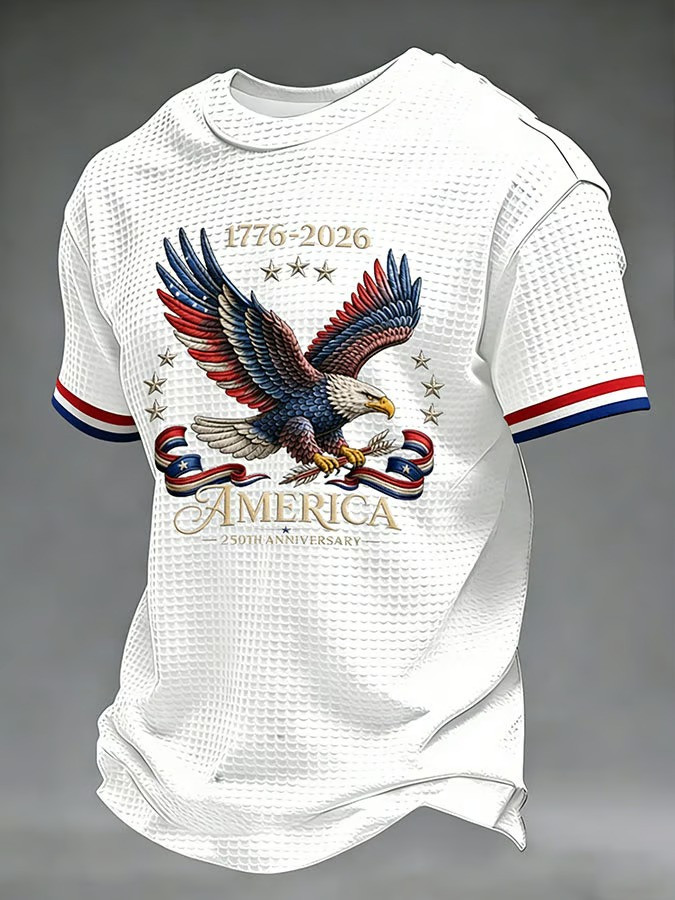 1776 2026 America Bald Eagle 250th Anniversary T-Shirt Patriotic Independence Tee Best Gift For Veterans