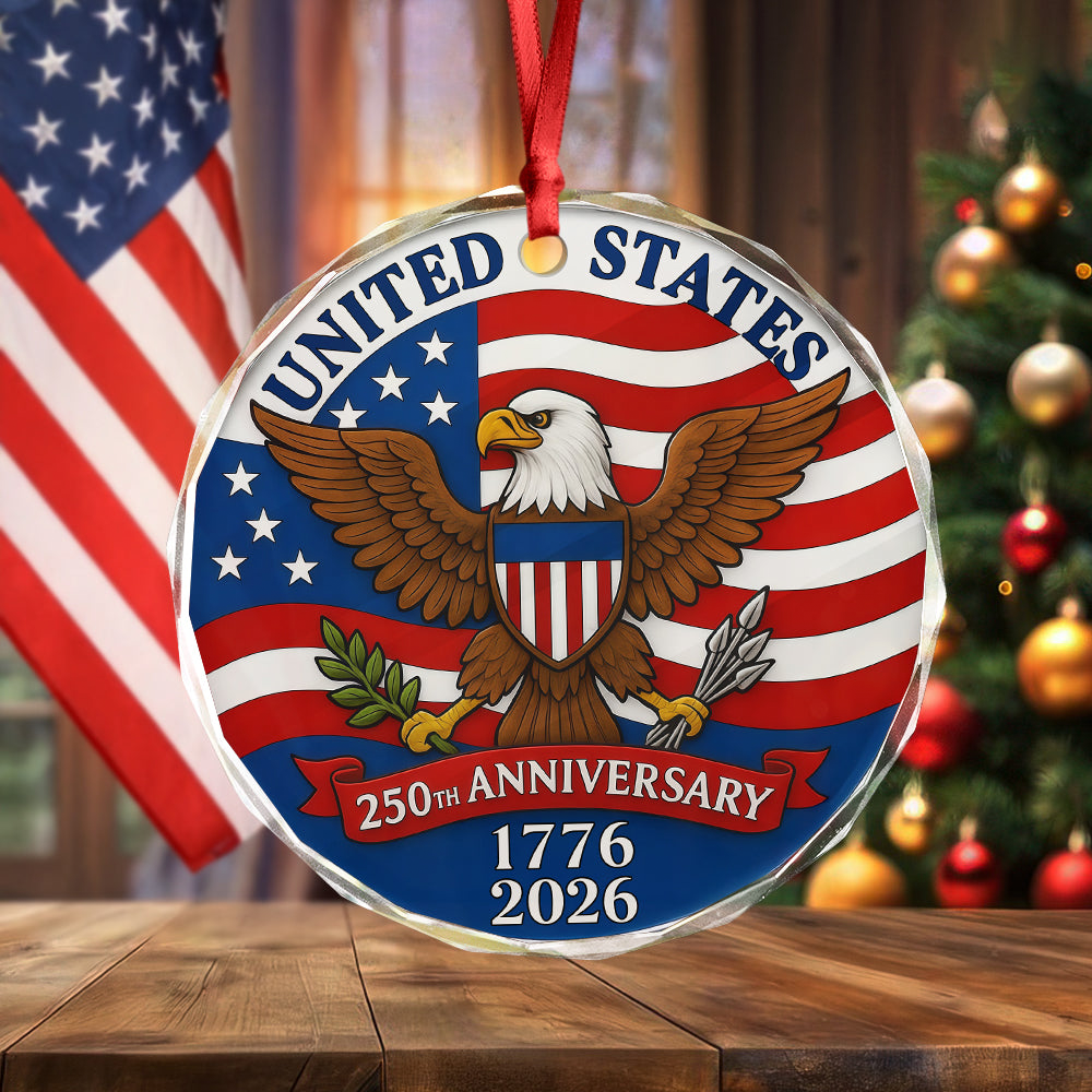 1776 2026 American 250th Anniversary Eagle Ornament America's Birthday Ornament Patriotic Gifts