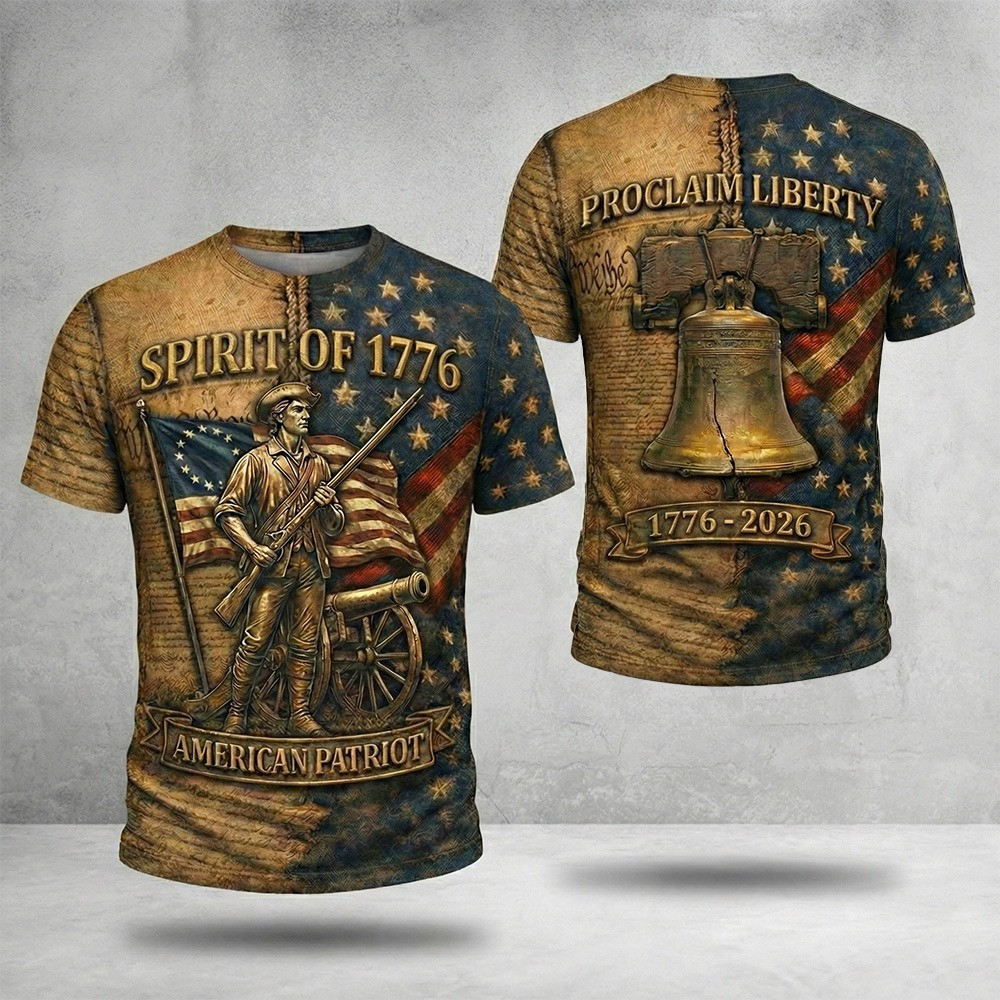 1776 2026 US Anniversary of independence Shirt Spirit Of 1776 Tee Gift for Patriots
