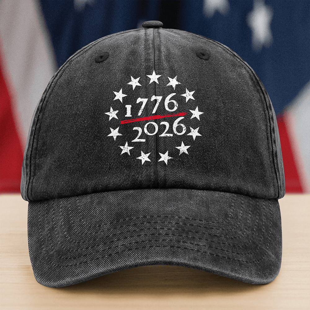 1776 2026 USA 250th Anniversary Hat July 4Th Baseball Cap Patriotic Gifts For Him