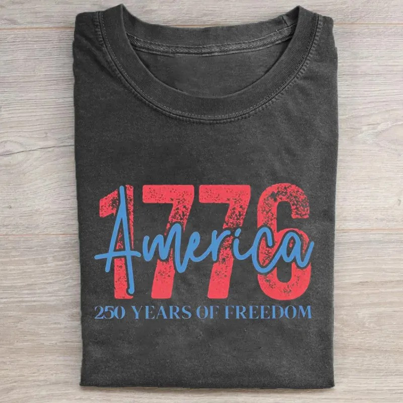 1776 America 250 Years Of Freedom T-Shirt 250th Anniversary USA Patriotic Independence Day Gift Ideas