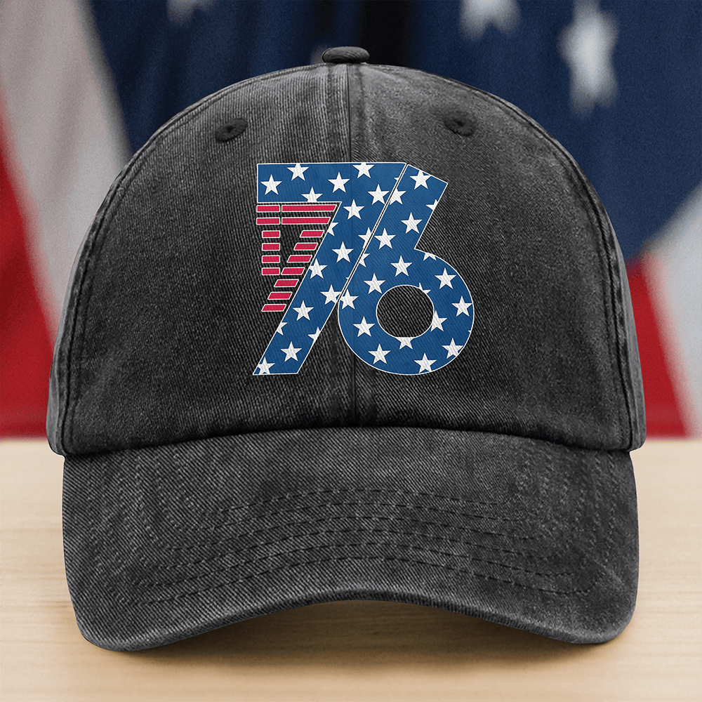 1776 America Patriotic Independence Day Hat 4th Of July Baseball Cap