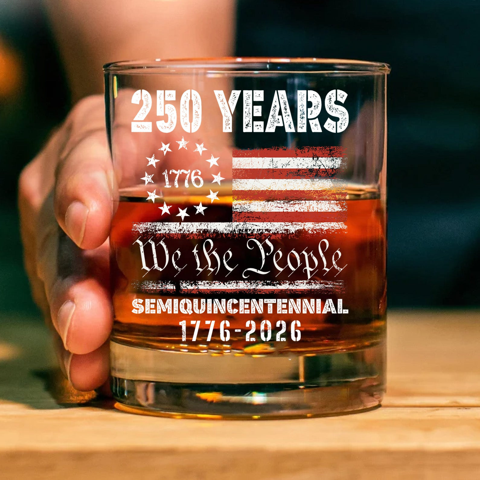 1776 We The People 250 Years Semiquincentennial Glass Happy 250th Birthday Usa Independence Day Whiskey Glass Beer