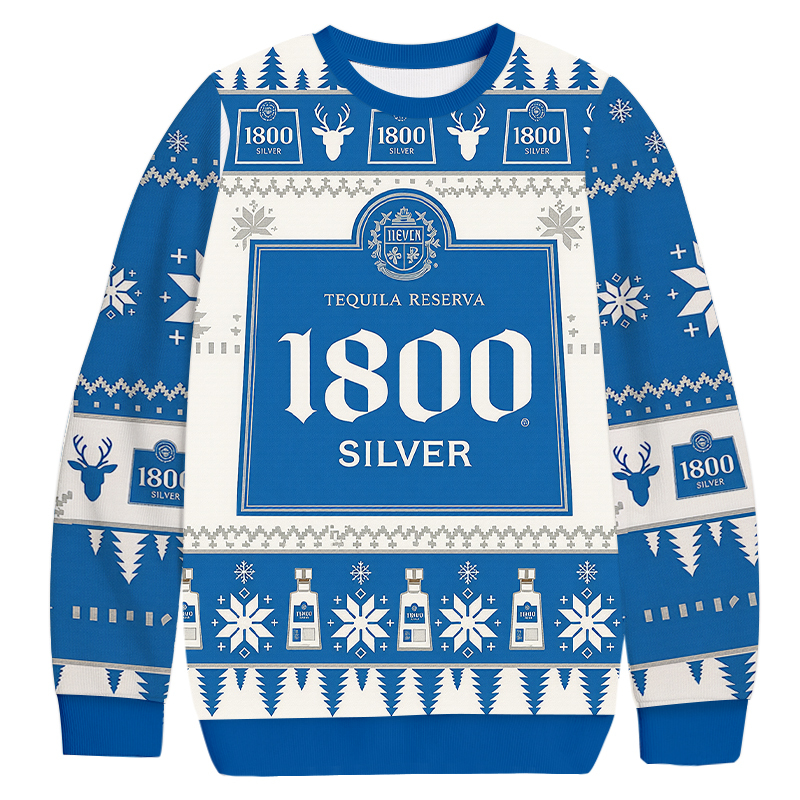 1800 Tequila Christmas Ugly Sweatshirt Christmas Gift For Friends 1800 Tequila Christmas Ugly Sweatshirt Christmas Gift For Friends