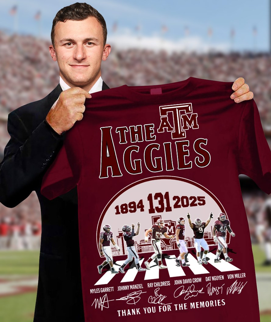 1894 2025 Texas A&M Aggies Thank You For The Memories T-Shirt Gifts For Football Fans