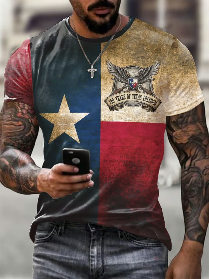 190 Years Of Texas Freedom T-Shirt Texas Independence Day 1836 2026 Lone Star Patriotic Fan Gear