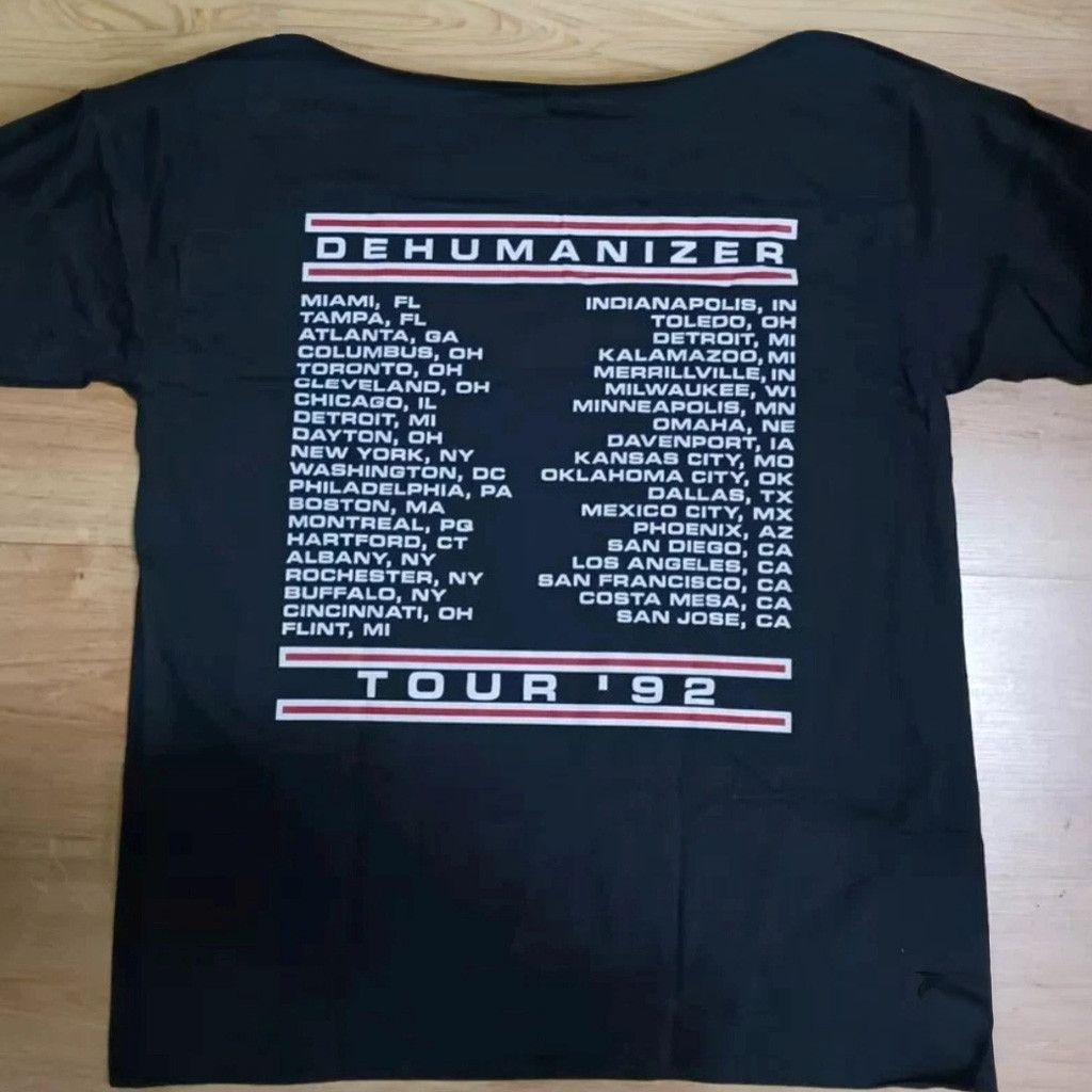 1992 Black Sabbath Dehumanizer Tour T-Shirt Black Sabbath Merch Band Fans Gifts 1992 Black Sabbath Dehumanizer Tour T-Shirt Black Sabbath Merch Band Fans Gifts