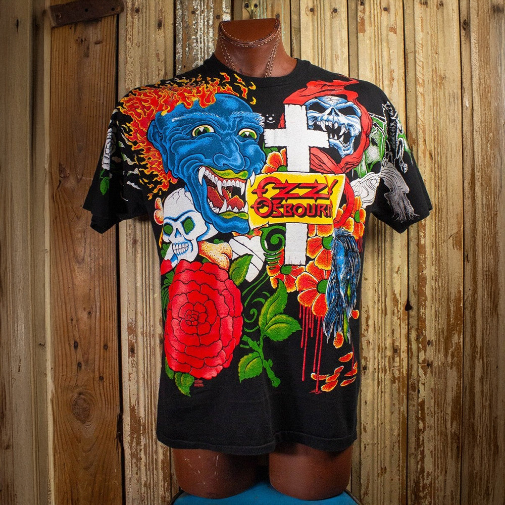 1992 Ozzy Osbourne Tattoo Shirt Vintage Black Ozzy Osbourne Merch Gifts For Fans 1992 Ozzy Osbourne Tattoo Shirt Vintage Black Ozzy Osbourne Merch Gifts For Fans