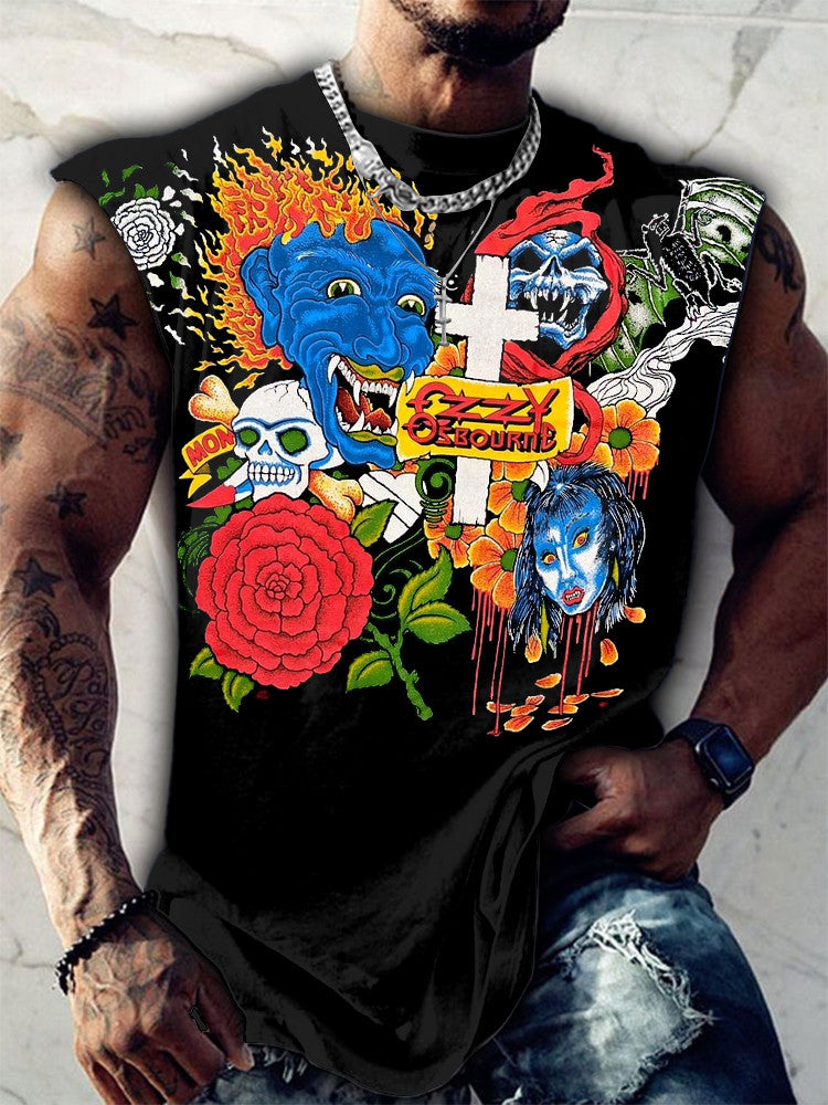 1992 Ozzy Osbourne Tattoo Tank Top Vintage Black Ozzy Osbourne Shirt Gifts For Husband 1992 Ozzy Osbourne Tattoo Tank Top Vintage Black Ozzy Osbourne Shirt Gifts For Husband