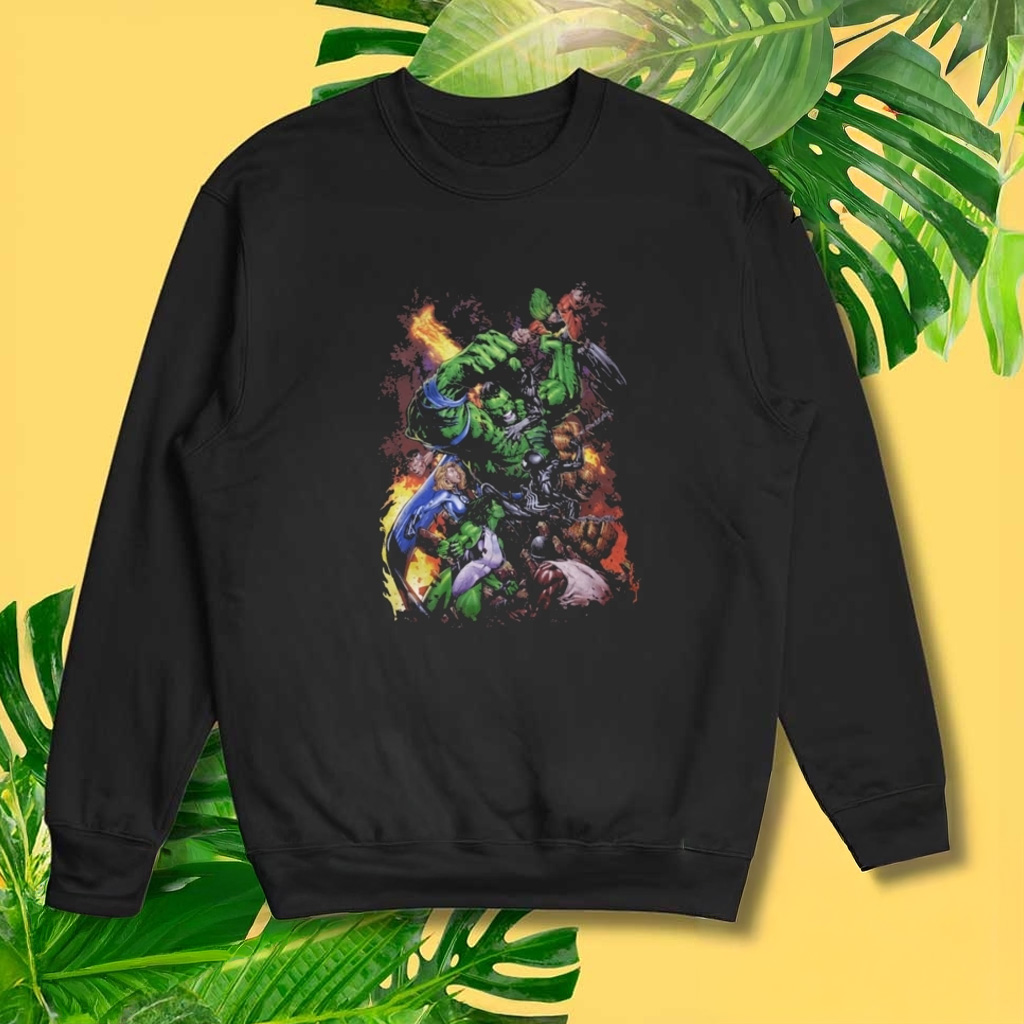 2000S Marvel Mad Engine Comics World War Hulk Fantastic Four Sweatshirt Gifts For Son 2000S Marvel Mad Engine Comics World War Hulk Fantastic Four Sweatshirt Gifts For Son