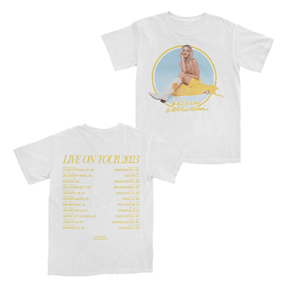 2023 Yellow Ring Portrait Dateback T-Shirt Kelsea Ballerini Merch Gifts For Wife 2023 Yellow Ring Portrait Dateback T-Shirt Kelsea Ballerini Merch Gifts For Wife