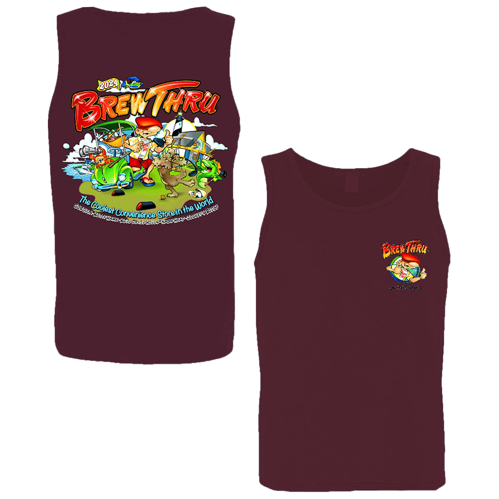 2024 Annual Maroon Tank Top Brew Thru Merch Great Gifts For Dad 2024 Annual Maroon Tank Top Brew Thru Merch Great Gifts For Dad