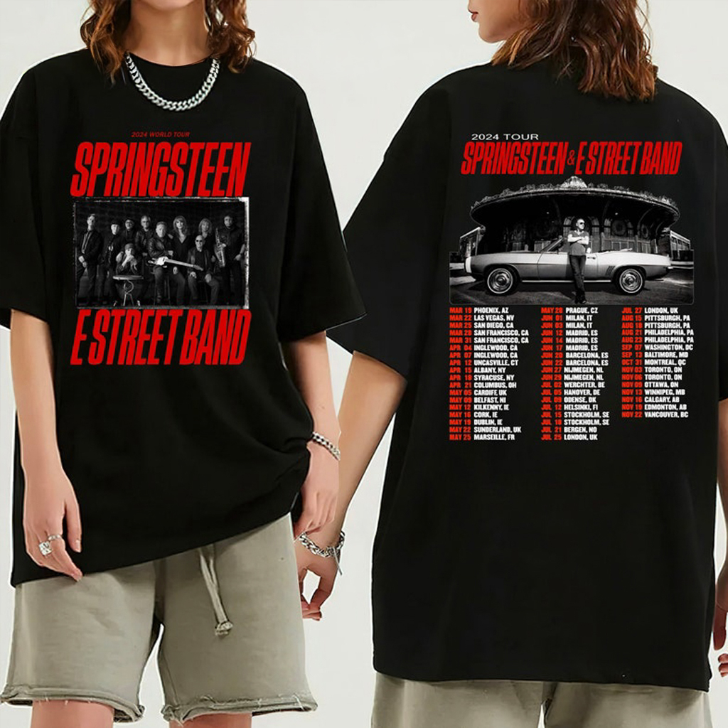 2024 Bruce Springsteen And E Street Band Tour Shirt Unique Gifts For Music Lovers