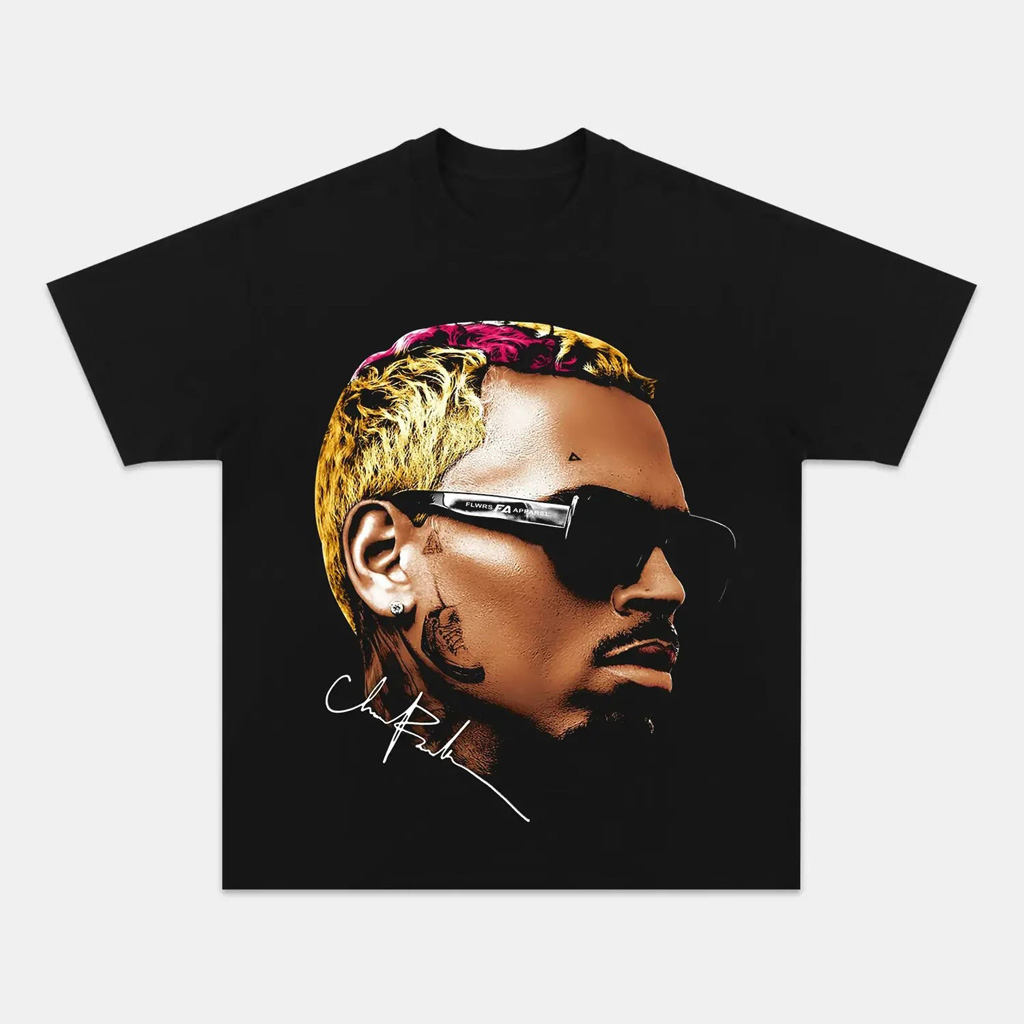 2024 Chris Brown Shirt Vintage Graphic Black T-Shirt Chris Brown Merch Music Fans Gifts 2024 Chris Brown Shirt Vintage Graphic Black T-Shirt Chris Brown Merch Music Fans Gifts