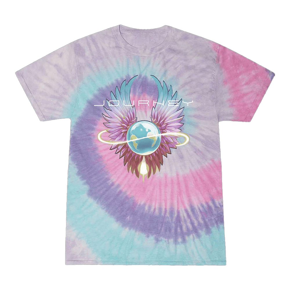 2024 Infinity Wings Tie Dye T-Shirt Journeymusic Merch Gifts For Girlfriend