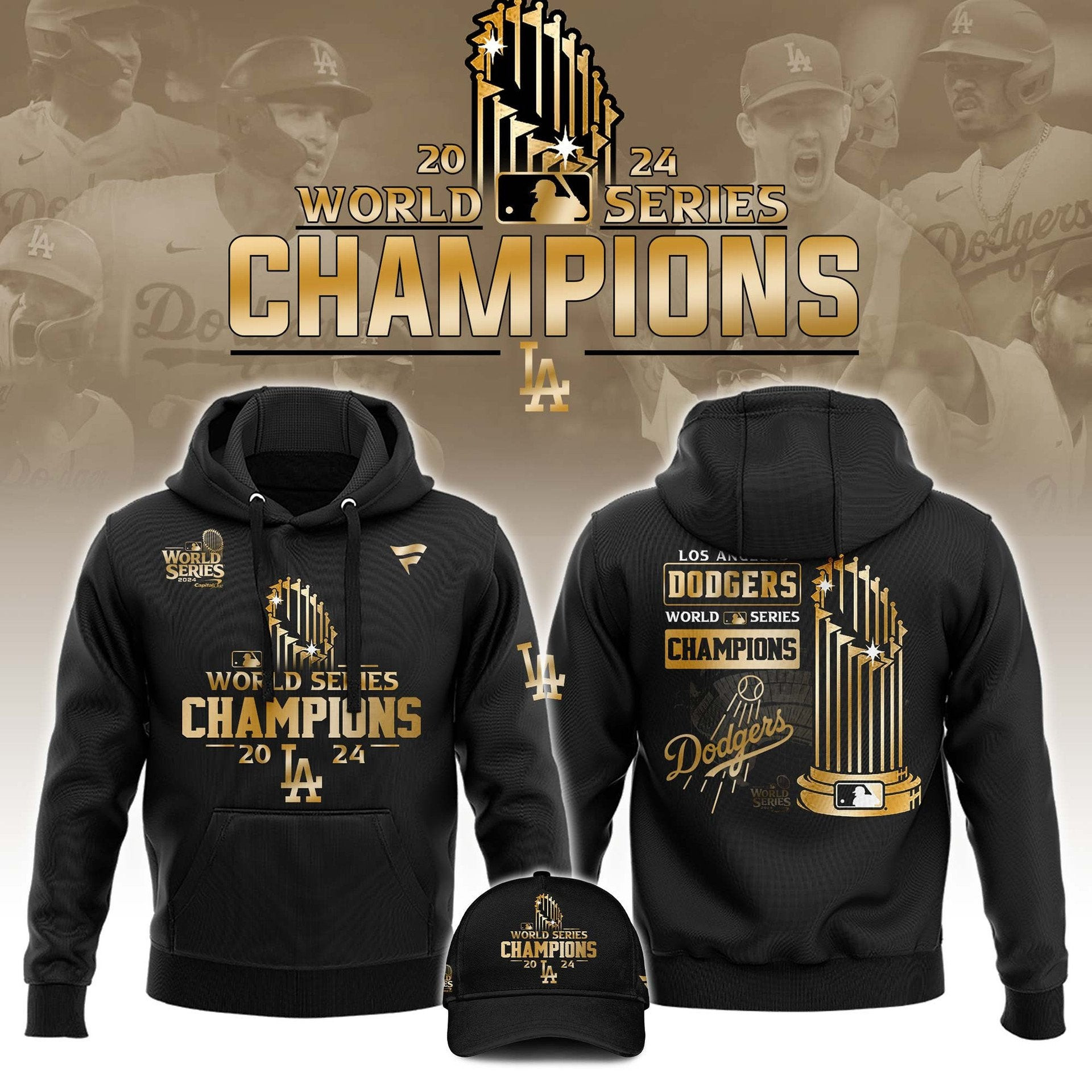 2024 Los Angeles Hoodie Baseball Hoodie Good Fathers Day Gifts