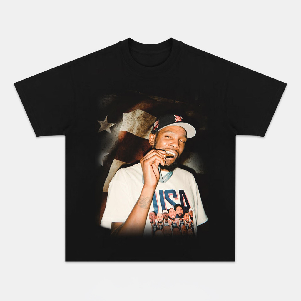 2024 USA Kevin Durant Graphic T-Shirt Unique Gifts For Basketball Lovers