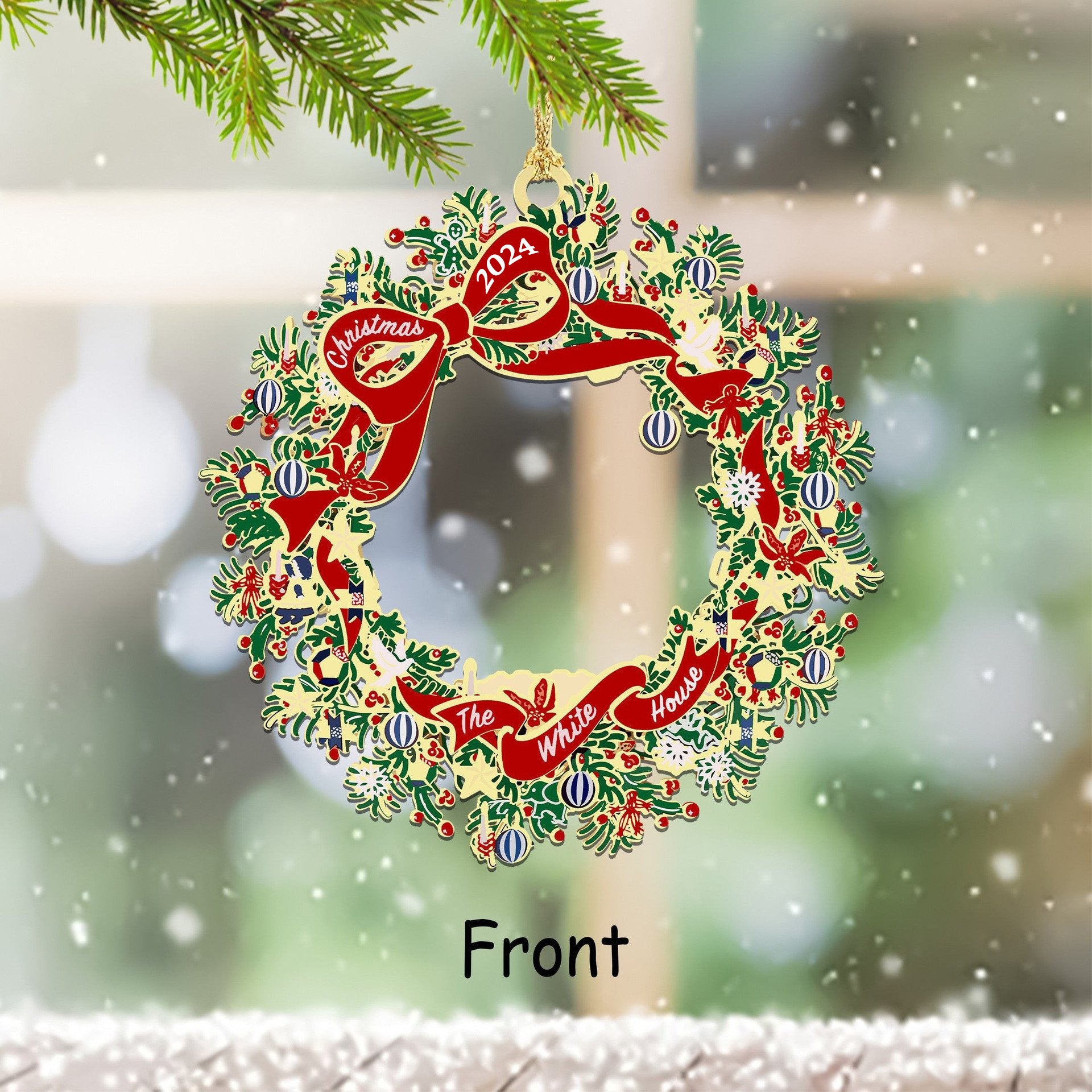 2024 White House Christmas Ornament Official White House Ornaments By Year 2024