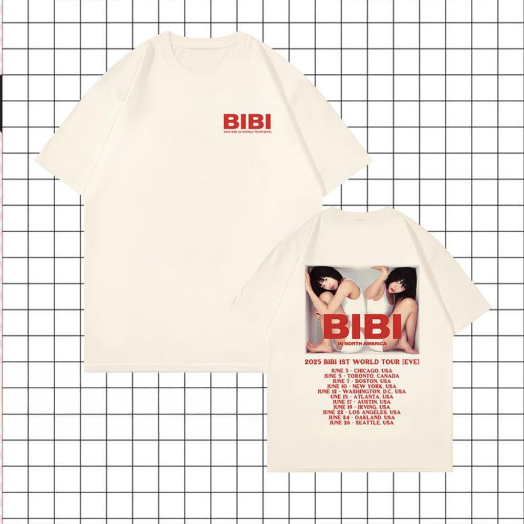 2025 Bibi 1st World Tour Shirt Bibi EVE World Tour In North America Shirt Eve World Clothing 2025 Bibi 1st World Tour Shirt Bibi EVE World Tour In North America Shirt Eve World Clothing
